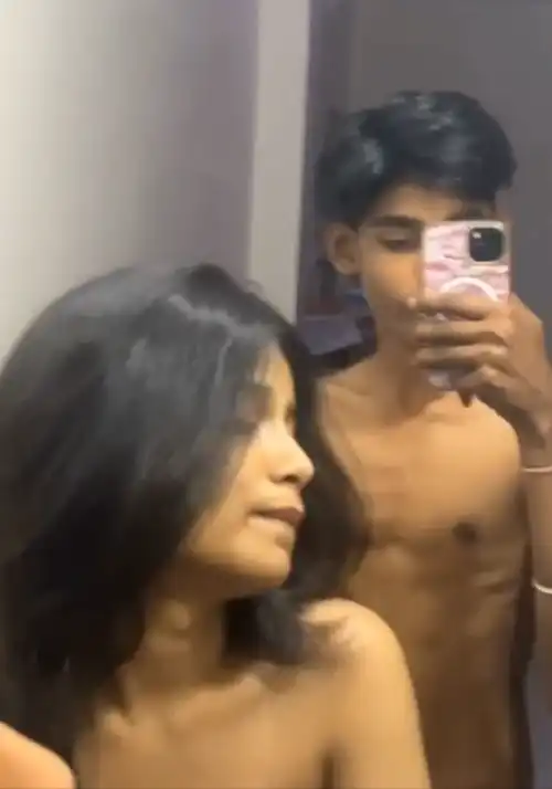 Hot Bihari Couple Mirror Sex - Cute Brown Girl One Leg Up Fuck
